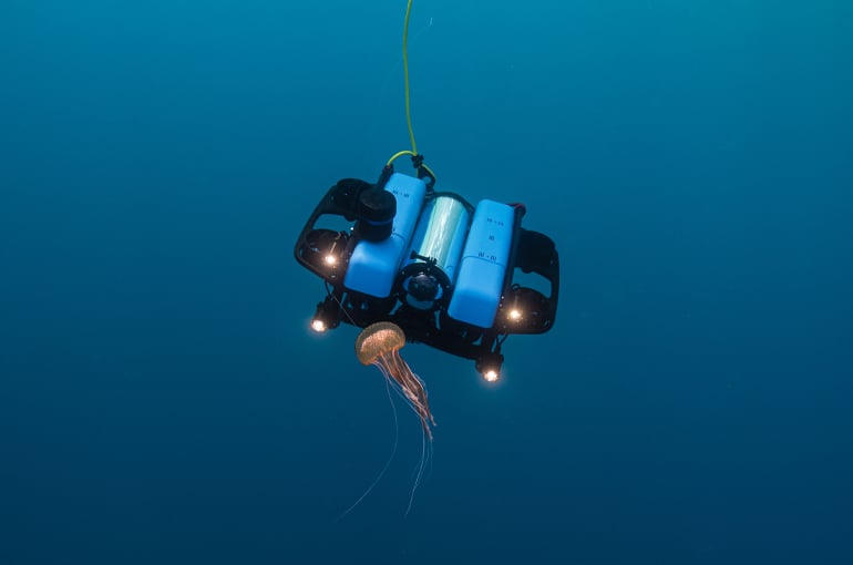 BlueROV2 in operation